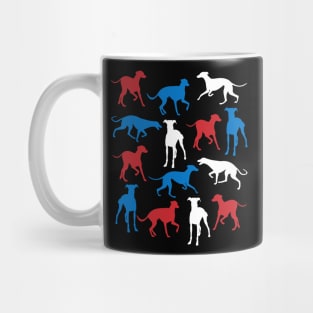 Patriotic Greyhound Dog America Flag 4Th Of July Mug